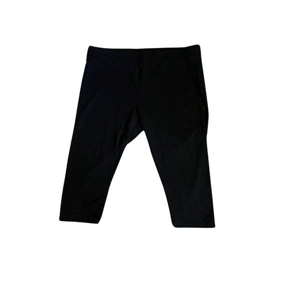 Ava & Viv black Capri leggings 1X - Picture 7 of 8